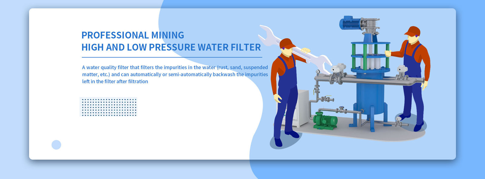 quality Mining Industry Water Filter factory