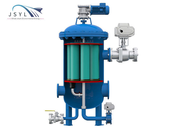 Large Flow Industrial Low Pressure Water Filter Auto Multi Cylinder Backwash Filter